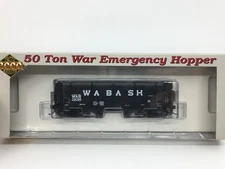 HO Proto 2000 Wabash 50 Ton War Emergency Hopper Car WAB #39096 Metal Wheels