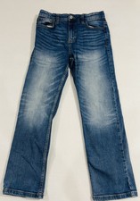 Cat  Jack Boys Jeans Size 14 Straight Leg Stretch Denim Blue