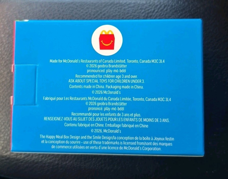 2026 McDonald's Happy Meal Toy Playmobil Wiltopia Panda Bear