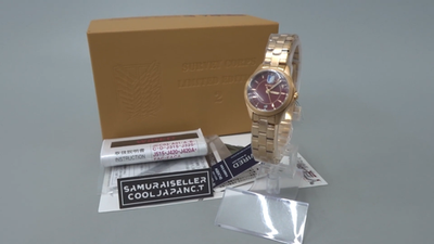 WIRED AGEK740 Attack On Titan Mikasa Ackerman Limited Model Watch 