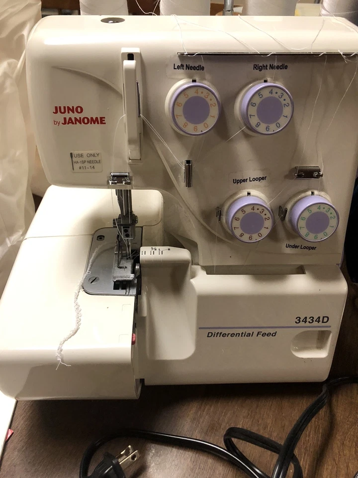 Máquina de coser Janome Juno 3434d Serger Foto 2 de 4