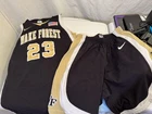 Wake Forest Demon Deacons Basketball Jersey /Shorts Mens L Black NCAA Nike 23