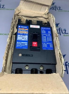 TERASAKI XH100NS CIRCUIT BREAKER 20A  SHUNT TRIP FREE FAST SHIPPING