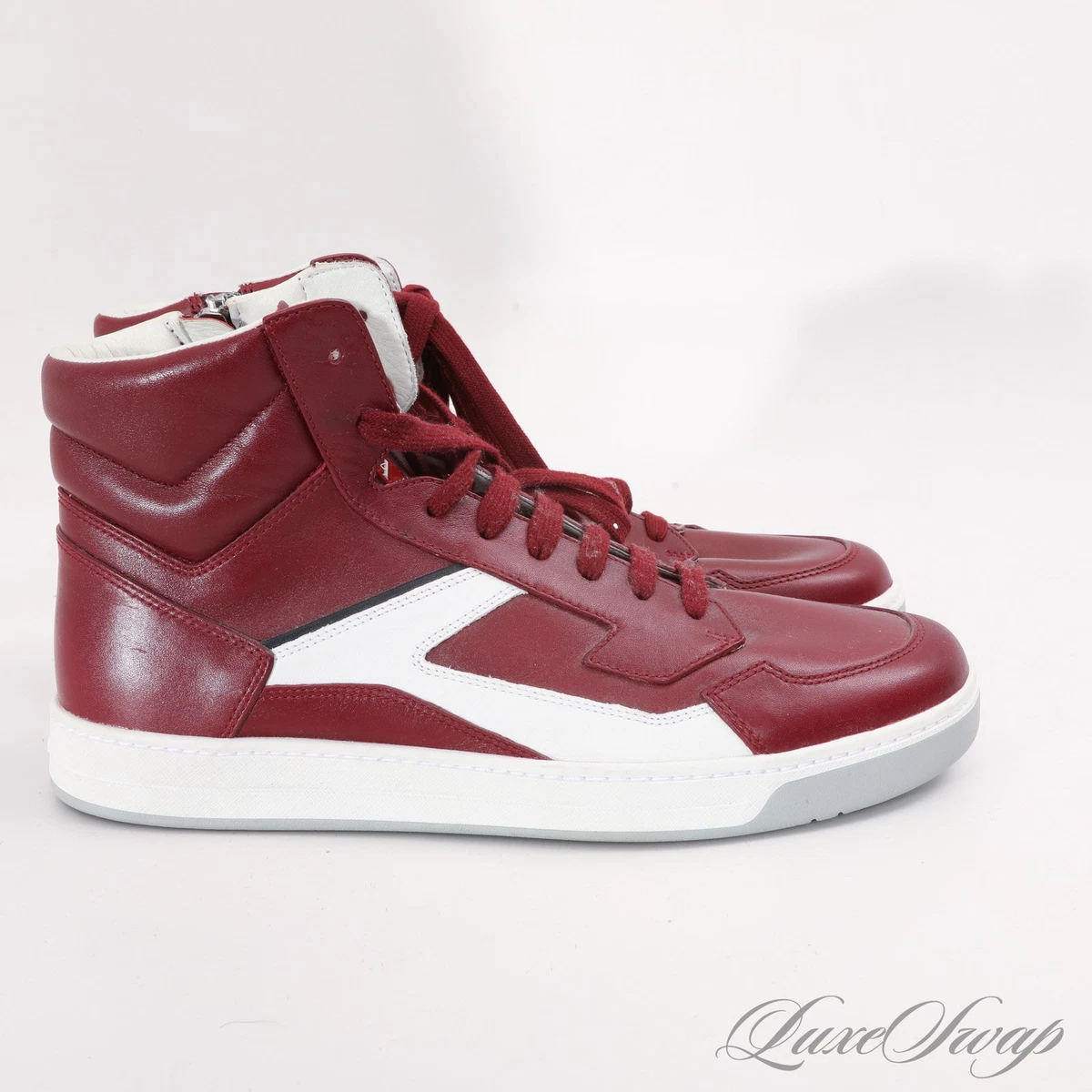 PRADA Leather Upper White Casual Shoes for Men for sale | eBay display picture 1