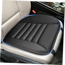 Car Seat Cushion, Driver Office Comfort, 1.2'' Memory Foam, Black Large