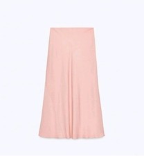 Zara Women's Midi Skirt dusty mauve / taupe-pink, XS