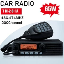 TM-281A 136-174MHZ FM Transceiver Mobile Radio Car Radio Station 10-50KM VHF