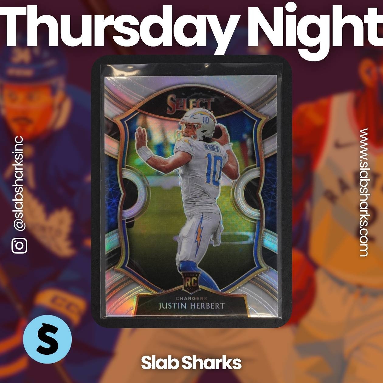 2020 PANINI SELECT #44 JUSTIN HERBERT SILVER PRIZM RC CONCOURSE ROOKIE