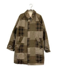 BEAMS+                    Jacquard Tweed Bal Collar Coat brown 11-19-0427-803