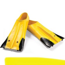FINIS Z2 Gold Zoomers Yellow Black Short Blade Training Fins Size D