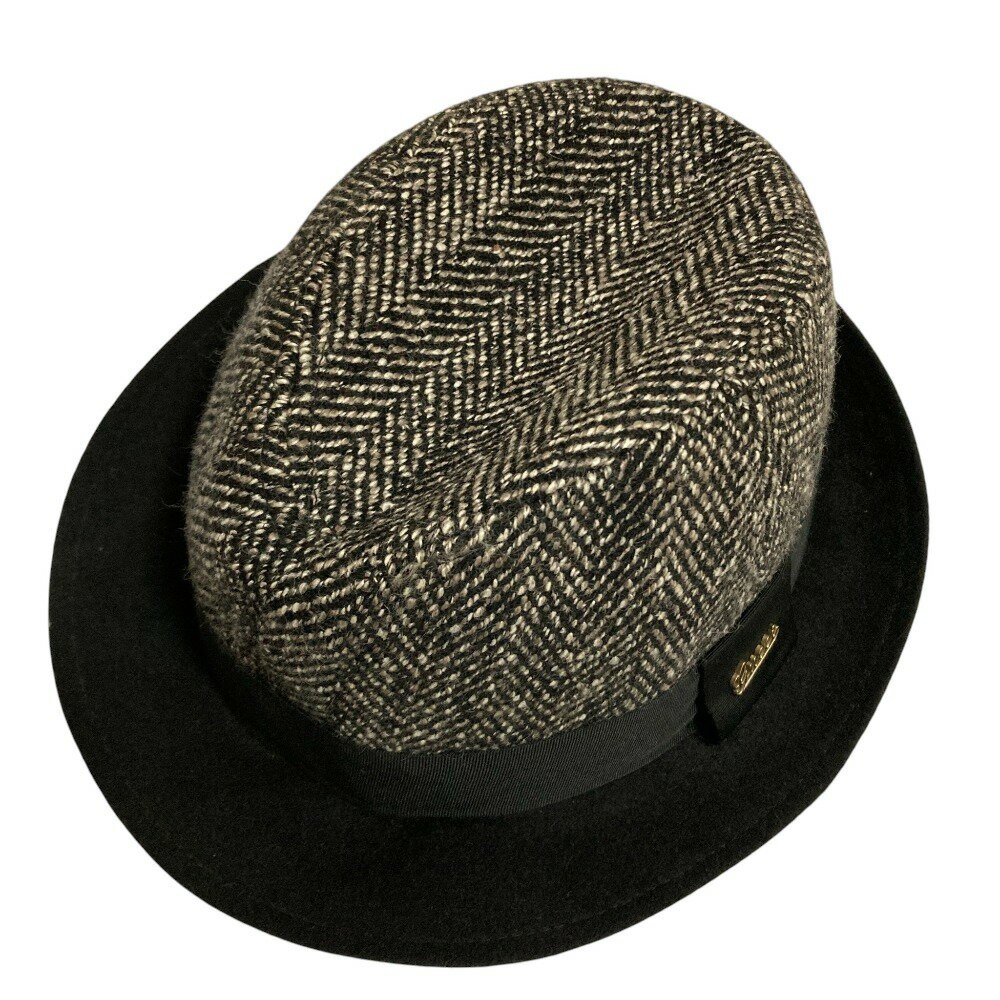 Gucci Bucket Hat herringbone tweed Black Size M Women Authentic thumbnail 7