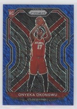 2020-21 Panini Prizm Blue Shimmer Prizm 13/35 Onyeka Okongwu #260 0s6z