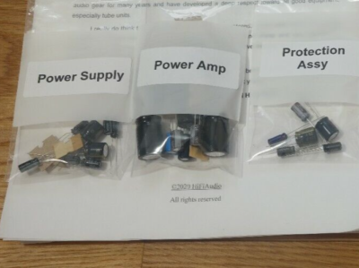 Pioneer SX-1010 Power Supply Protection Recap Kit Capacitor - Foto 5