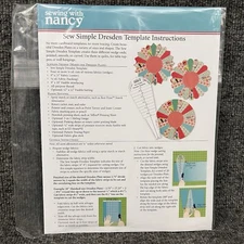 New Sewing With Nancy Sew Simple Dresden Template & Instructions