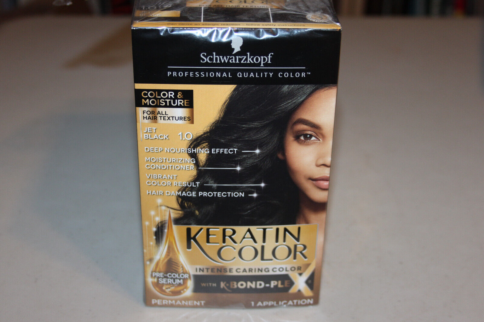 Lot of 3 NEW Keratin Color Hair Color, Jet Black . Schwarzkopf, Level 3  17000193366 | eBay