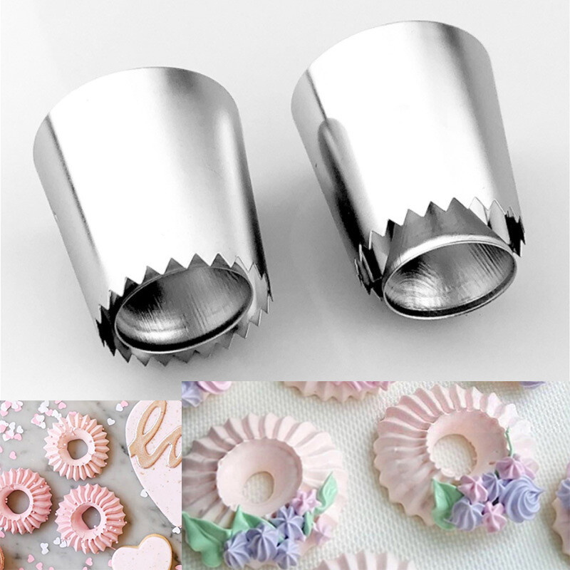 Cake Piping Nozzle Sultan Ring Baking Cookies Mold DIY Party Cake Pastry  Tool