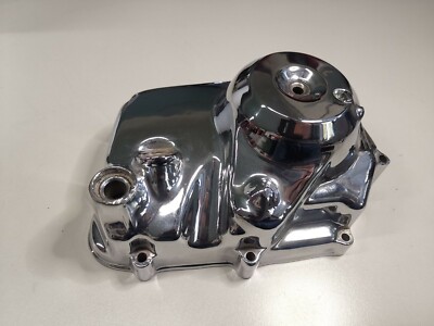 Original Honda Super Cub C50 C70 C90 Alu Motordeckel rechts verchromt Chrome