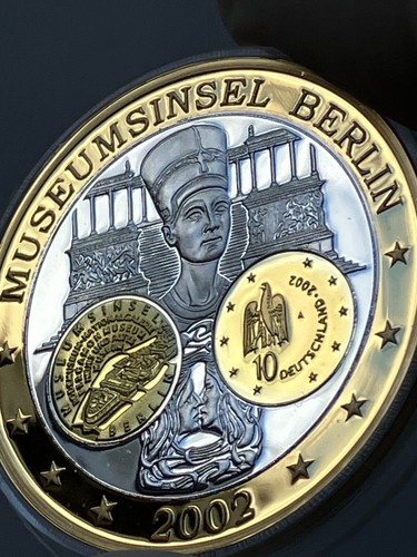 Sonder-Gedenkprägung 333 Silber 999 Teilvergoldet Museumsinsel (124) - Bild 2 von 11