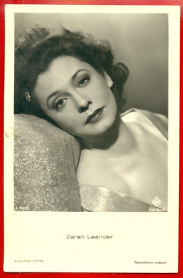 ZARAH LEANDER # 3742/2 VINTAGE PHOTO PC. PUBLISHER GERMANY UK. 656