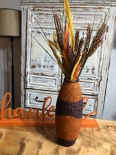 Fall Glitter Vase, Vases, Oval Vase, Fall Decor, Home Decor