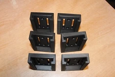 6 Pack** Black & Decker36/ 40V Wall/Undershelf  Battery Holder Mount MADE IN USA