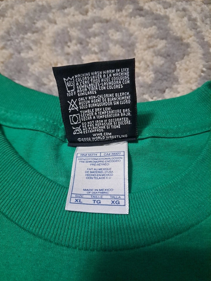 Camisa Jake The Snake Roberts WWE 2006 Wrestlemania 22 Verde XL Foto 4 de 4