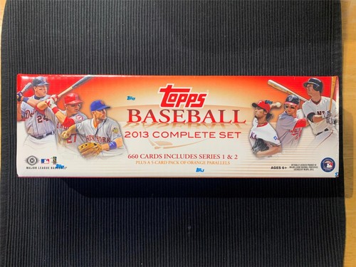 2013 TOPPS SERIES #1 #2 BASEBALL SEALED HOBBY FACTORY SET *RARE ORANGE PACK*