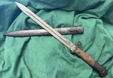 Antique Czech CSZ WWI Bayonet & Scabbard.