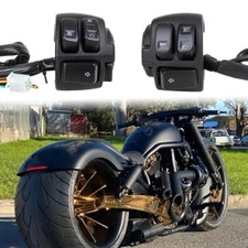Motorcycle 1" Handlebar Turn Signal Control Switch For Harley V-Rod VRod 96-12