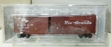 Denver Rio Grande West 50' PS-1 Box Car w/ 15' Dr 63699 Kadee 6742 HO Scale RTR