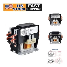 1 Pole 40 Amp AC Contactor 24 VAC - Safe & Reliable for Air Conditioning Systems