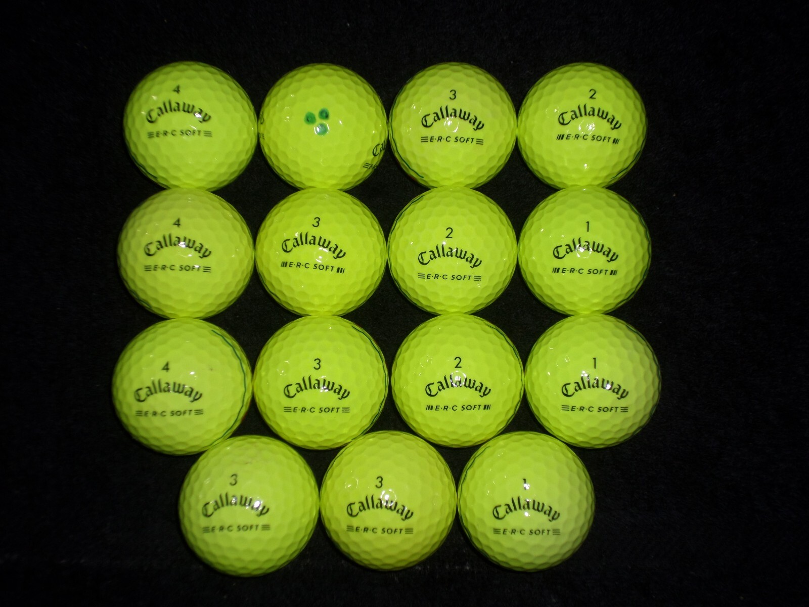 15 Yellow Callaway ERC Soft Golf Balls eBay
