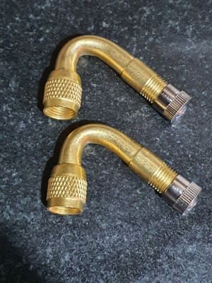 2PC 135 Degree Angle Tyre Valve Extension Adaptor Motorcycle Car Bike truck O0Q8 2PC 135 Degree Angle Tyre Valve Extension Adaptor Motorcycle Car Bike truck O0Q8