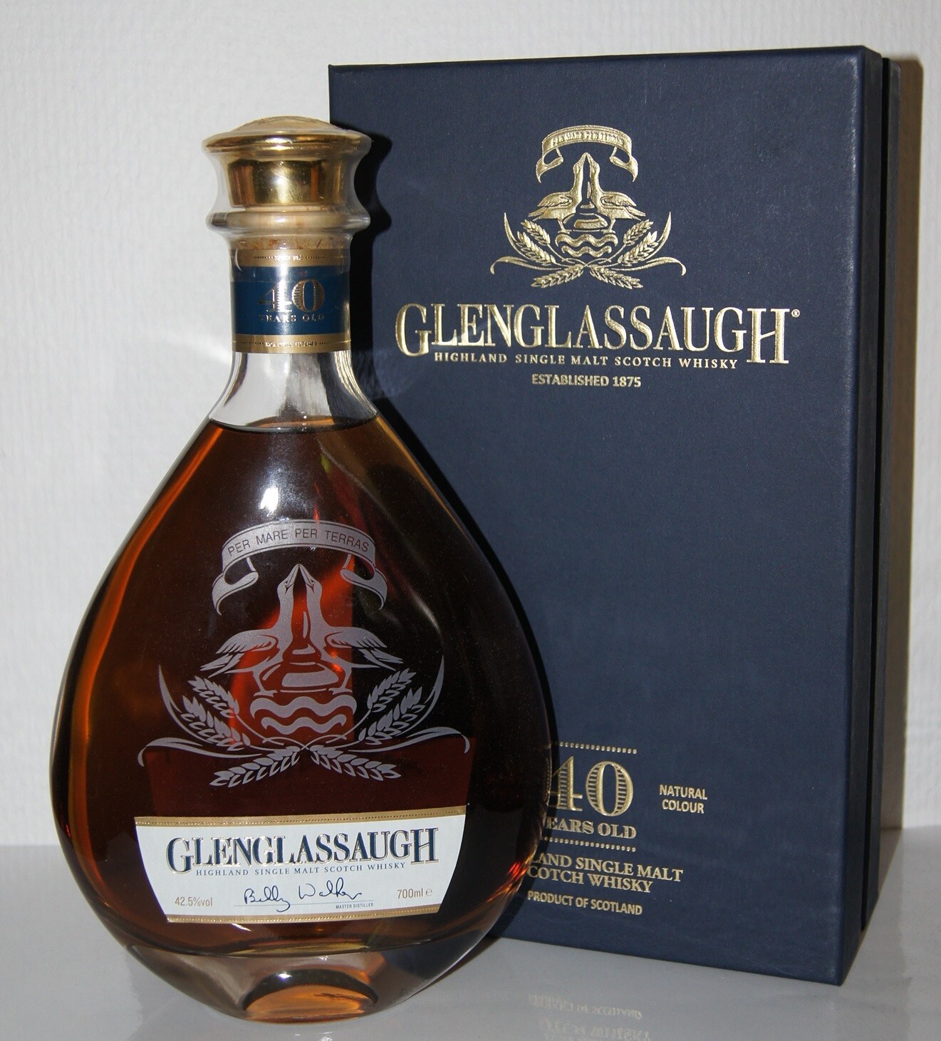 Glenglassaugh 40Y 42,5% bottled 2013 Billy Walker #190 Highland Whisky 0.7L