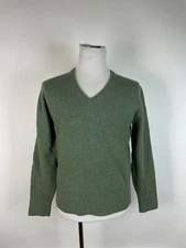Richman Brothers Sweater Vintage 80's  Hong Kong Green wool blend Sweater M