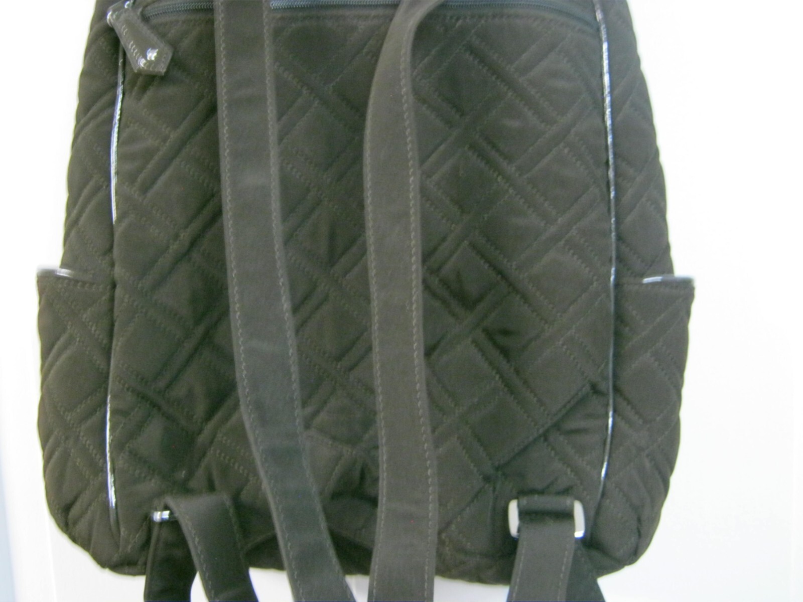 Vera Bradley Small Backpack Solid Brown Microfibe… - image 4