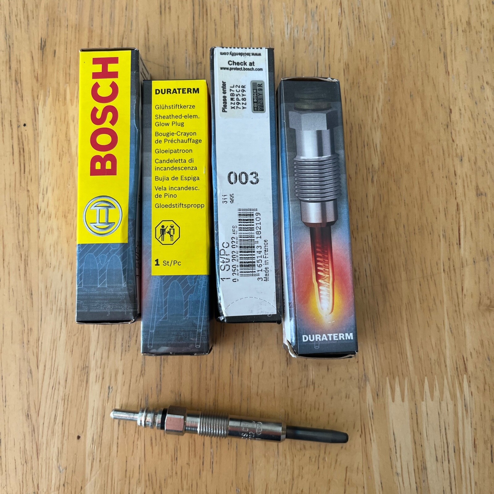 4 Bosch Duraterm Glow Plugs VW AUDI TDI SOHC Diesel eBay
