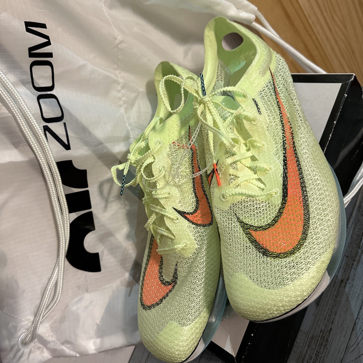 NIKE/ナイキ Zoom Victory Atomknit スパイク Nike Air Zoom Victory Neon Volt Olympic Atomknit Spikes Track