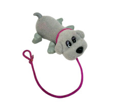 VINTAGE 1996 GALOOB WIGGLE N WALK POUND PUPPIES WALKING BABY PUPPY DOG ON LEASH