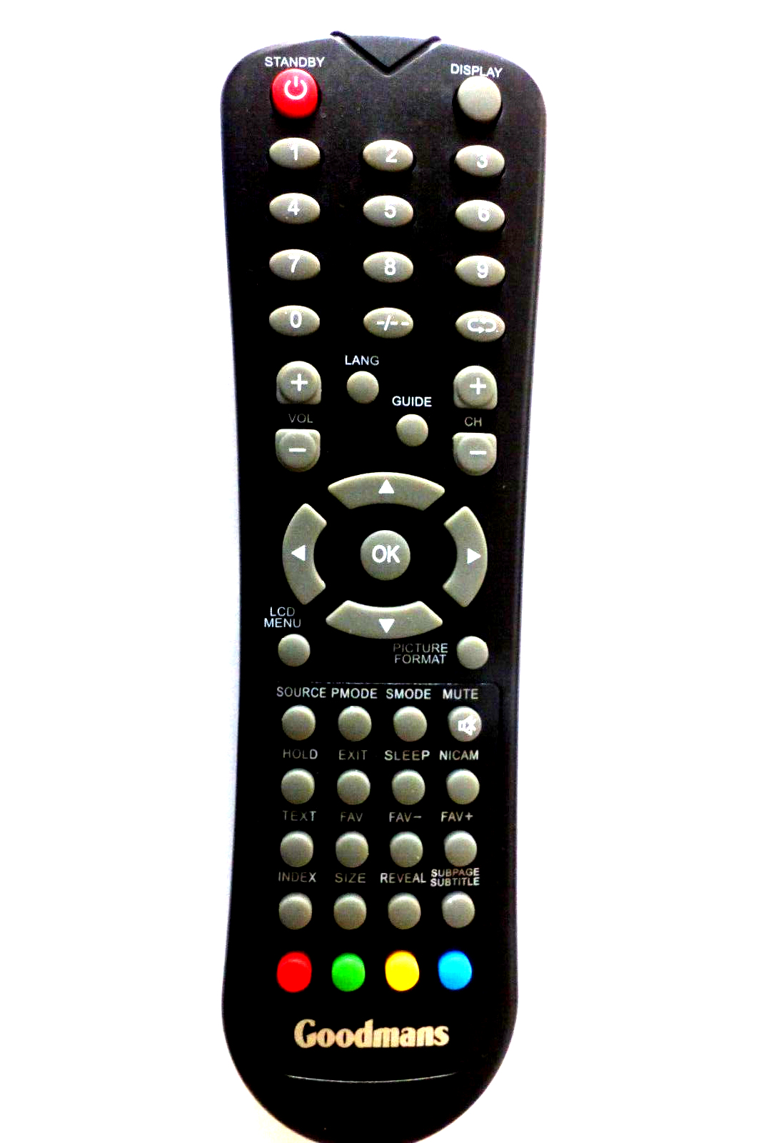 GOODMANS LCD TV REMOTE CONTROL for LD2357D eBay