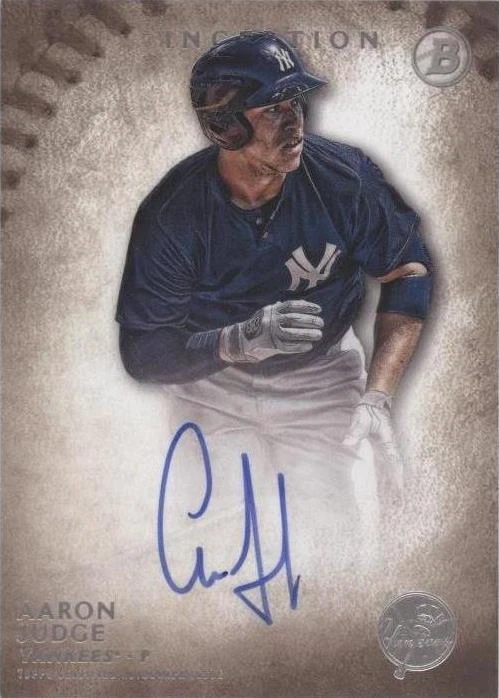 Aaron Judge auto 2015 直筆サイン Inception 2015 Bowman Inception - Aaron Judge #PA-AJ for sale | eBay