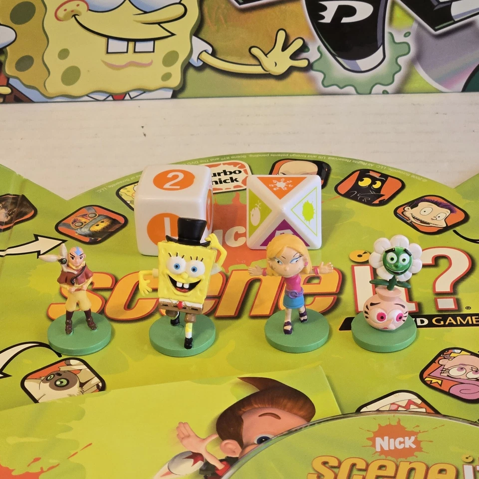 NICK Scene It? DVD Game Nickelodeon Mattel **COMPLETE** - Image 3 of 4
