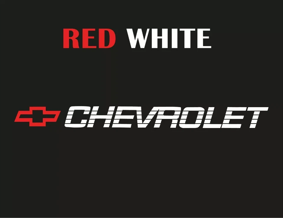 CHEVY Decals CHEVROLET Vinyl Sticker Silverado 1500 Bed Tailgate Letters 454 SS - Image 4 of 4