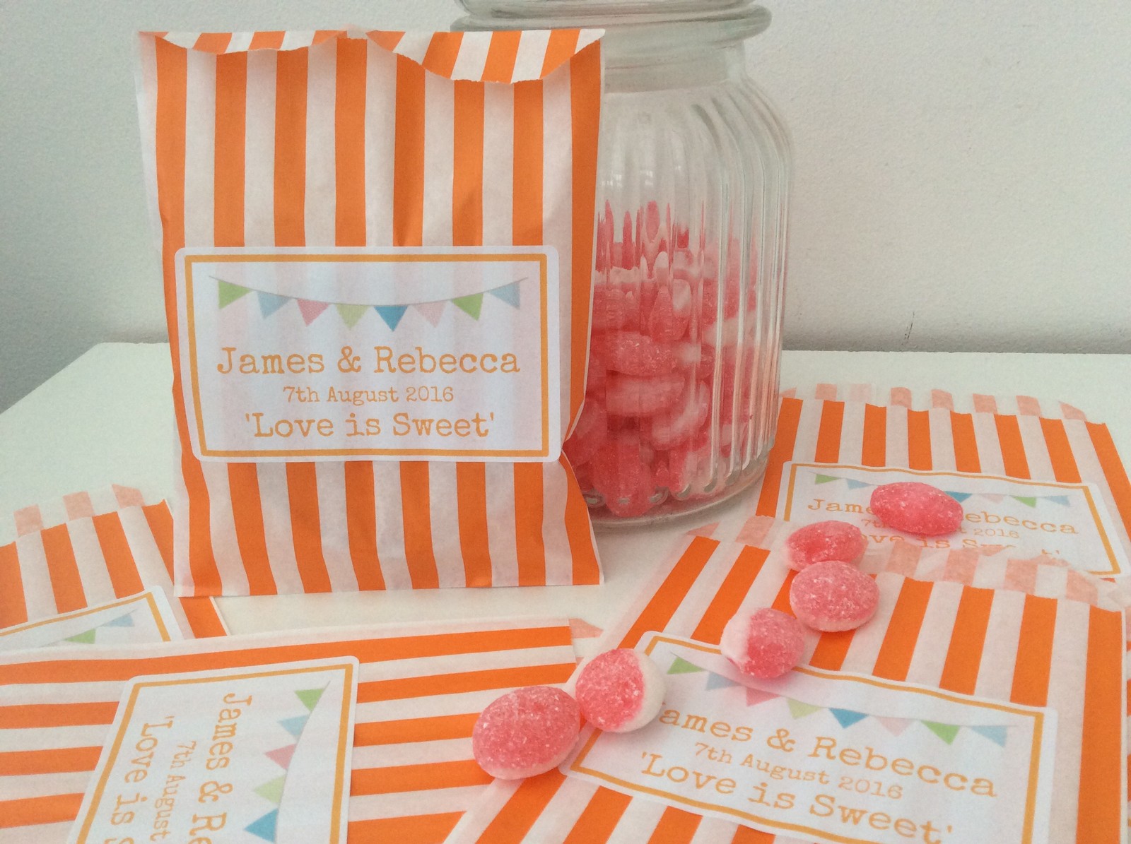 PERSONALISED Sweet Bags Candy Cart Wedding Favour Birthday Mehndi eBay