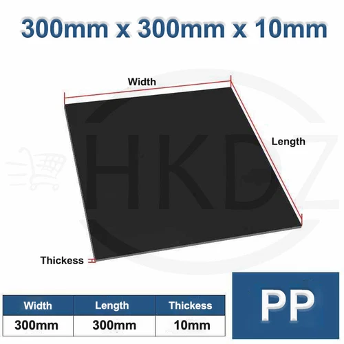 PP Kunststoff Platte Polypropylen Hartplatte 1-60mm Platte Zuschnitt Schwarz - Bild 87 von 90