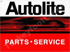 Autolite Parts-Service Metal Sign 3 Sizes to Choose From