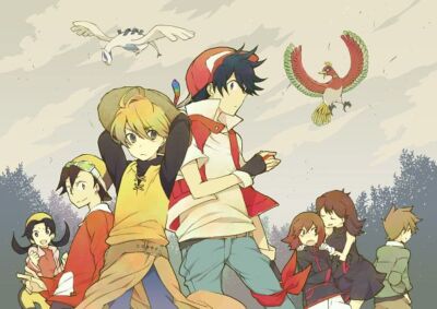 Pokemon anime hami pixiv44161 pok mon special crystal Pad Gaming Mat Desk
