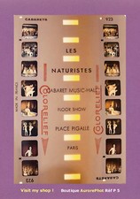 STÉREO CARTE COLORELIEF, NUS ÉROTIQUES FEMMES, CABARET " FLOOR SHOW ", NUDE -P5