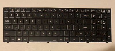 Clevo Keyboard Layout Clevo Keyboard P/N: 6-80-PE610-01A-1 / US Layout | eBay UK