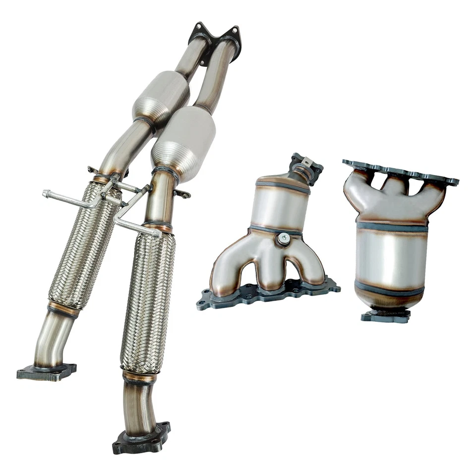 Front + Rear 2007 - 2010 For Volvo Xc90 3.2L Catalytic Converter High quality Foto 2 de 4